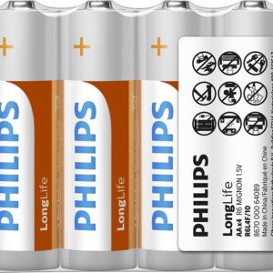 Elementai Philips LongLife AA/R6 C4, 4vnt.