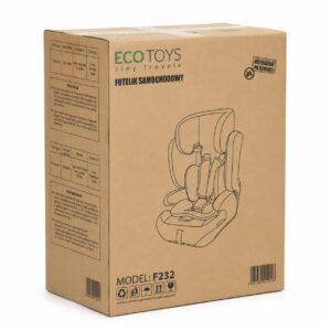 Automobilinė kėdutė vaikams 76–150 cm ūgio R129 su puodelio laikikliu ECOTOYS - Image 9