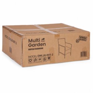 Sodo fotelis su pagalvėle kėdė balkonui, terasai, sodui, ruda MultiGarden - Image 9