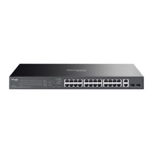 TP-Link ES228GP tinklo komutatorius Valdomas L2 Gigabit Ethernet (10/100/1000) Maitinimas per Eternetą (PoE) Juoda - Image 1