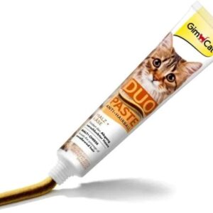 GIMCAT Duo Paste Anti-Hairball salyklas su sūriu – skanėstas katei – 50g