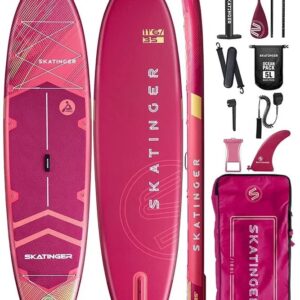 SUP lenta „SKATINGER Prana Meteor Red“ 350 x 89 x 15 cm