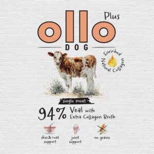 OLLO Plus Collagen Mono Veal - drėgnas ėdalas šunims - 800g - Image 3