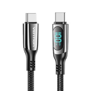 Vention TAYBAV USB kabelis USB 2.0 1,2 m USB C Juoda - Image 2