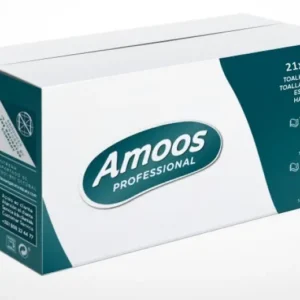 Servetėlės AMOOS Professional V-Fold, 21x25 cm, 2 sluoksniai, 160 lapelių