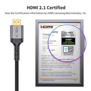 TECH-PROTECT ULTRABOOST HDMI 2.1 KABELIS 4K 120HZ / 8K 60HZ 300CM JUODAS - Image 9