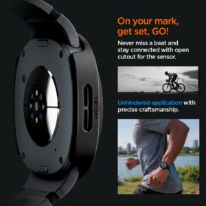 SPIGEN THIN FIT 360 SAMSUNG GALAXY WATCH 8 / 9 (40 MM) JUODAS - Image 9