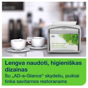 Laikiklis stalo servetėlėms Tork Tabletop N4 (272613), pilkos spalvos, plastikinis - Image 5