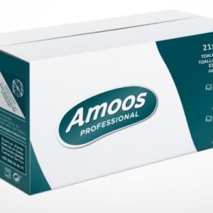 Servetėlės  AMOOS Professional V-Fold, 21x22 cm, 2 sluoksniai, 200 lapelių