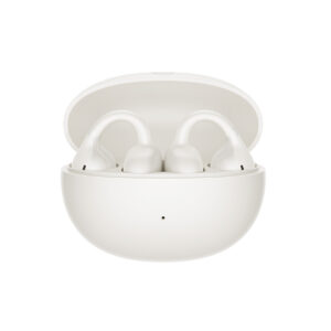 Belaidės Bluetooth 6.0 ausinės Bass BC1 su įkrovimo dėklu, baltos