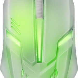 DEFENDER CYBER MOUSE MB-560L BALTA 7 SPALVŲ APŠVIETIMAS - Image 3