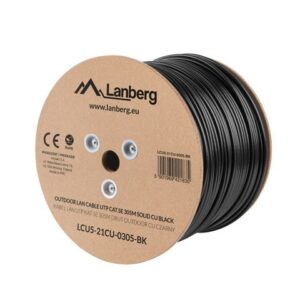 Lanberg LCU5-21CU-0305-BK tinklo kabelis Juoda 305 m Cat5e U/UTP (UTP) - Image 2