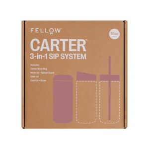Fellow Carter Move Mug 3-in-1 Termopuodelis su 3 dangteliais 473 ml Pudros rožinė - Image 3