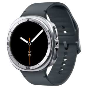 Spigen Bezel Tune Pro (Pilot), silver - Samsung Galaxy Watch 9/8 44mm