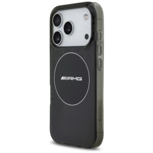 Dėklas AMG Double Layer Transparent Smocked MagSafe for Apple iPhone 17 Pro juodos spalvos - Image 2