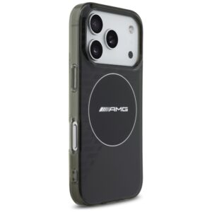 Dėklas AMG Double Layer Transparent Smocked MagSafe for Apple iPhone 17 Pro juodos spalvos - Image 4