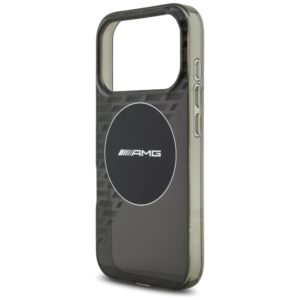 Dėklas AMG Double Layer Transparent Smocked MagSafe for Apple iPhone 17 Pro juodos spalvos - Image 6