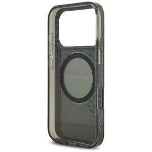 Dėklas AMG Double Layer Transparent Smocked MagSafe for Apple iPhone 17 Pro juodos spalvos - Image 7