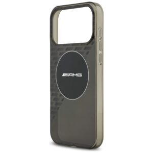 Dėklas AMG Double Layer Transparent Smocked MagSafe for Apple iPhone 17 Pro Max juodos spalvos - Image 6