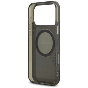 Dėklas AMG Double Layer Transparent Smocked MagSafe for Apple iPhone 17 Pro Max juodos spalvos - Image 7