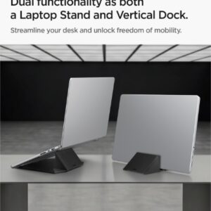 Spigen Slim Fold Laptop Stand & Vertical Dock LD201-S9, black - Image 11