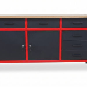 AWTOOLS DIRBTUVIŲ STALAS 6 STALČIAI 160x60x85cm