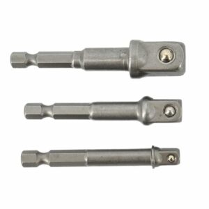 AWTOOLS ADAPTERIAI GALVUTĖMS HEX 3vnt. 1/4"-3/8"-1/2"