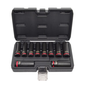 AWTOOLS SMŪGINIŲ GALVUČIŲ RINKINYS 1/2" 10 vnt. 10-24mm ILGOS BLACK LINE