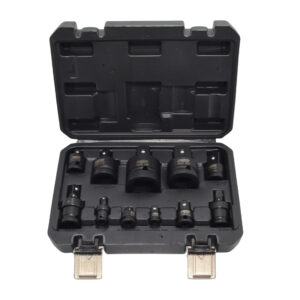 AWTOOLS SMŪGINIŲ ADAPTERIŲ IR ŠARNYRŲ RINKINYS CrMo 11 vnt. BLACK LINE
