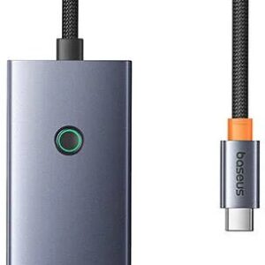 Jungčių stotelė / adapteris USB C kištukas - 4 rūšių jungtys (HDMI4K@60Hz*1+USB3.0*3+PD*1+SD/TF*1) UltraJoy BASEUS