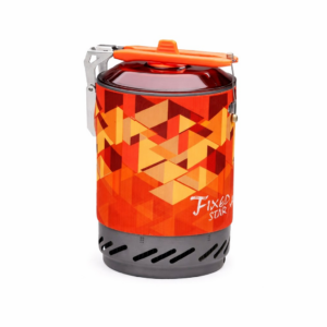 Fire-Maple FMS-X2 kempingo viryklė su oranžiniu puodu
