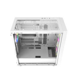 Cooler Master MasterBox 600 White Lite „Midi Tower“ Balta, Permatomas - Image 3