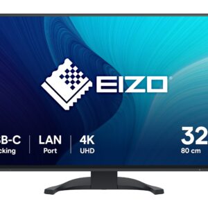 EIZO FlexScan EV3240X-BK kompiuterio monitorius 80 cm (31.5") 3840 x 2160 pikseliai 4K Ultra HD LCD Juoda - Image 1