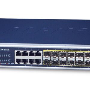 PLANET MGSW-24160F tinklo komutatorius Valdomas L2+ Gigabit Ethernet (10/100/1000) Maitinimas per Eternetą (PoE) 1U Mėlyna