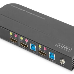 Digitus DS-12874 KVM jungiklis Juoda - Image 3