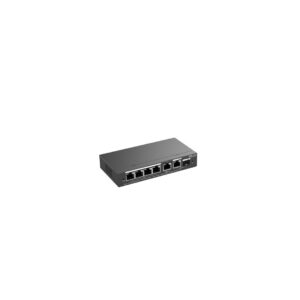 Ruijie Networks RG-ES206GS-P tinklo komutatorius Valdomas L2 Gigabit Ethernet (10/100/1000) Maitinimas per Eternetą (PoE) Juoda - Image 3
