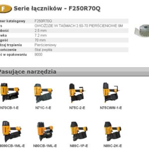 BOSTITCH vinys F 2,50-70 R Q 9m ...