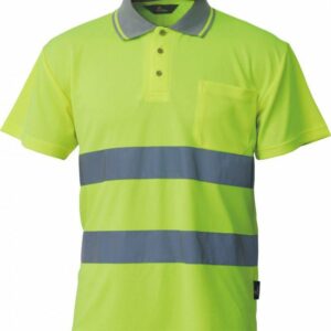 BETA ĮSPĖJAMIEJI POLO MARŠKINĖLIAI M GELTONI PS01-BY