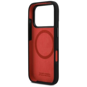 BMW M Silicon Tricolor Line MagSafe dėklas skirtas Apple iPhone 17 Pro juodos spalvos - Image 7