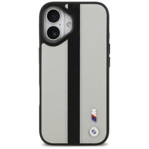 Case BMW M Perforated Stripe Logo MagSafe Apple iPhone 17 gray - Image 3