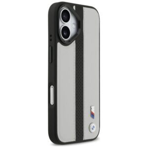 Case BMW M Perforated Stripe Logo MagSafe Apple iPhone 17 gray - Image 4