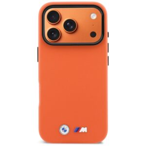 Dėklas BMW M Metal Logo MagSafe for Apple iPhone 17 Pro Max oranžinės spalvos - Image 3