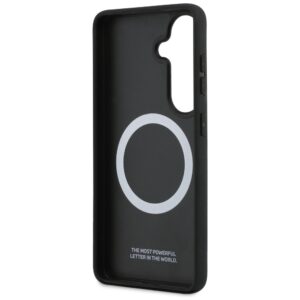 Dėklas BMW M Kevlar Logo MagSafe for Samsung Galaxy S26 juodos spalvos - Image 7