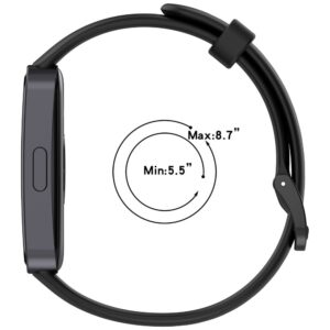 Beline Strap for Huawei Band 8/9/10 — juodos spalvos - Image 3