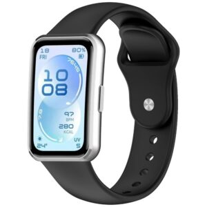 Strap Beline Reverse Buckle Strap for Huawei Band 11 juodos spalvos
