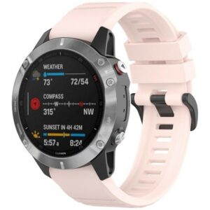 Strap Beline Watch for Garmin Fenix E/Fenix 8/Fenix 7 Pro/MARQ Gen2/Epix Pro Gen2 rožinės spalvos