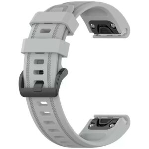 Strap Beline Watch 2 for Garmin Fenix 8/Fenix 7S/Fenix 6S/Fenix 5S/mk3/mk3i/Instinct 2S pilkos spalvos - Image 2