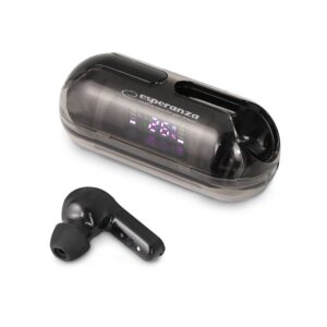 Esperanza EH239K Bluetooth ausinės į ausis TWS Black - Image 1