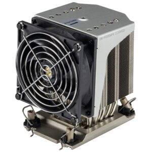 Supermicro SNK-P0080AP4 Kompiuterio aušinimo sistema Procesorius Orinis aušintuvas 9,2 cm Juoda, Nerūdijančiojo plieno - Image 1