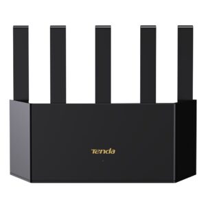 Tenda TX12L Pro belaidis maršrutizatorius Gigabitinis eternetas Dviguba juosta (2,4 GHz / 5 GHz) Juoda
